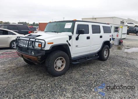 2003 Hummer H2 z USA, uszkodzony, nr VIN 5GRGN23U73H101423